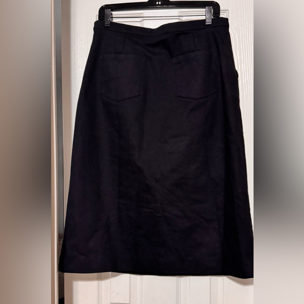 Cynthia Rowley Black Pencil Skirt with Gold Accents Brand NEW WITH TAGS - Picture 6 of 9